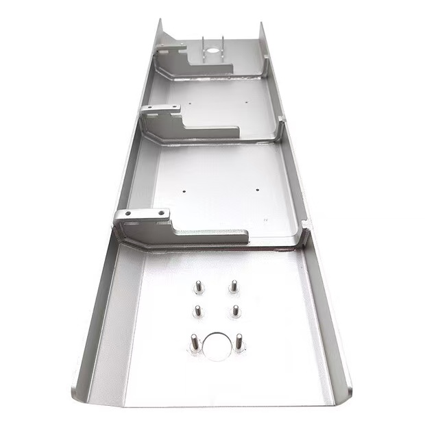 Cabinet structural frame sheet metal part with welded studs